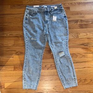 Judy Blue high waisted skinny Women's Blue Jeans. 16W JB88266. Nwt